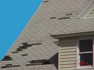 Roof Needing Roof Wind Damage Repair